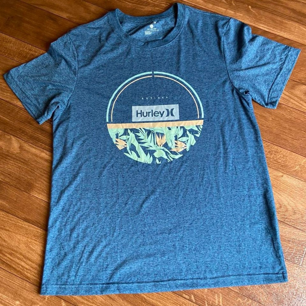 Hurley Blue Graphic T-Shirt
